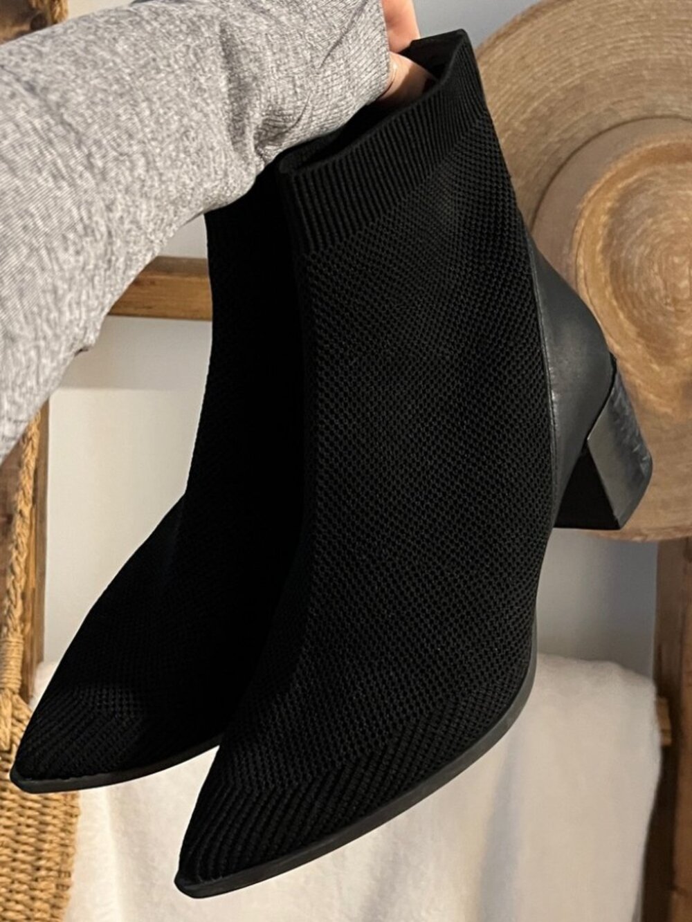 Everlane The Boss Boot ReKnit – Black | Women’s Size 8